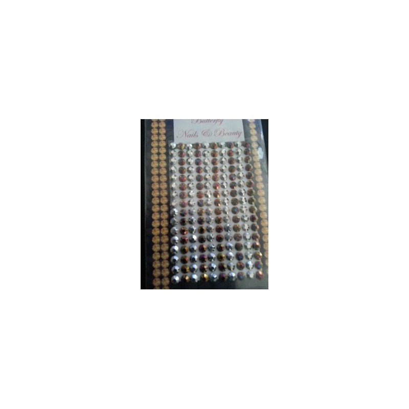 905007 - Rhinestones L 5mm - Brown/Clear 905007 - Rhinestones L 5mm - Brown/Clear