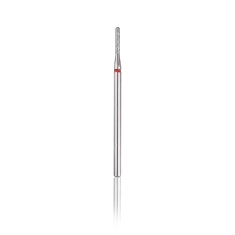 H193013 Head Diamond bit "Rounded Cylinder" rood L8,0 mm, 1,4 mm H193013 Head Diamond bit "Rounded Cylinder" rood L8,0 mm, 1,4 mm