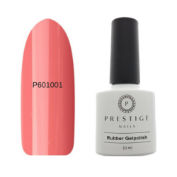 P601001 - Rubber Gelpolish Salmon Pink 10ml