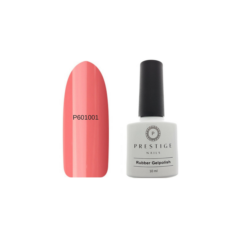 P601001 - Rubber Gelpolish Salmon Pink 10ml