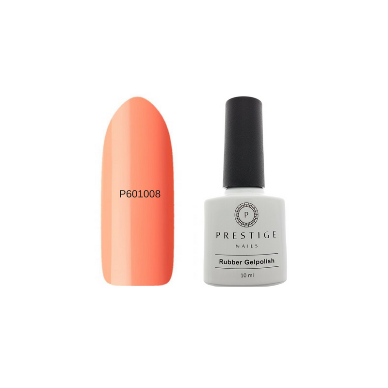 P601008 - Rubber Gelpolish Papaya 10ml