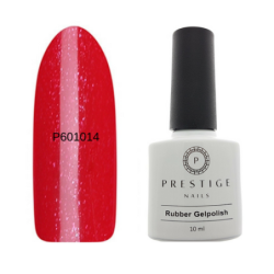 Rubber Gelpolish Sparkly Red 10ml