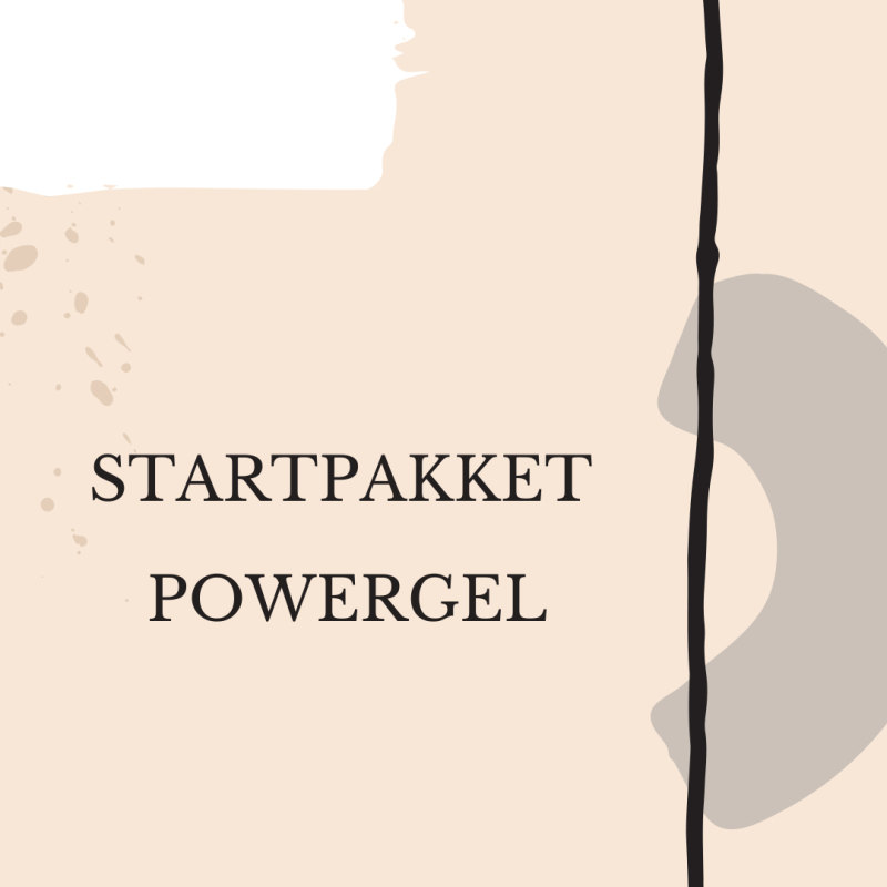 Startpakket Powergel Startpakket Powergel