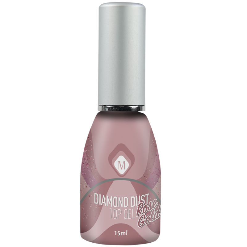 104186 Top Gel Pink Diamond Dust Rose Gold 15 ml