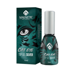 104030 - Cat Eye Top Gel Silver 15ml