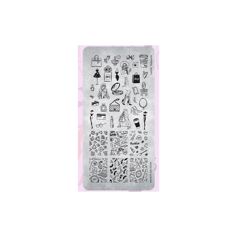 118668 - Stamping Plate Fashionista 118668 - Stamping Plate Fashionista