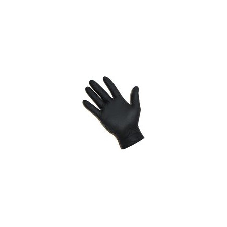 Handschoenen Nitril Poedervrij Zwart S - B136105