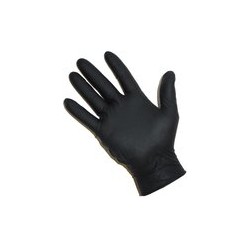 Lifestar Nitril Gloves Black L 100pcs - B136107