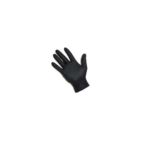 Lifestar Nitril Gloves Black L 100pcs - B136107