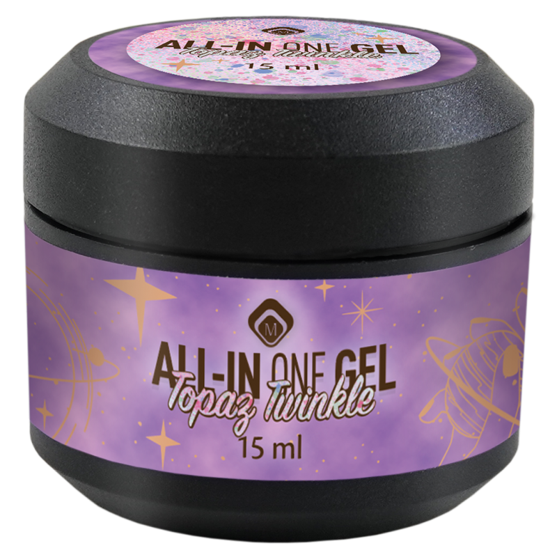 105100 - All-in-One Gel Topaz Twinkle15 ml. 105100 - All-in-One Gel Topaz Twinkle15 ml.