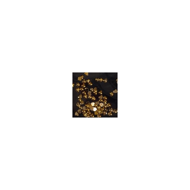 117663 - Heart Round Gold 100 pcs 117663 - Heart Round Gold 100 pcs