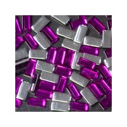 117786 - Rectangle Fuchsia 100 pcs