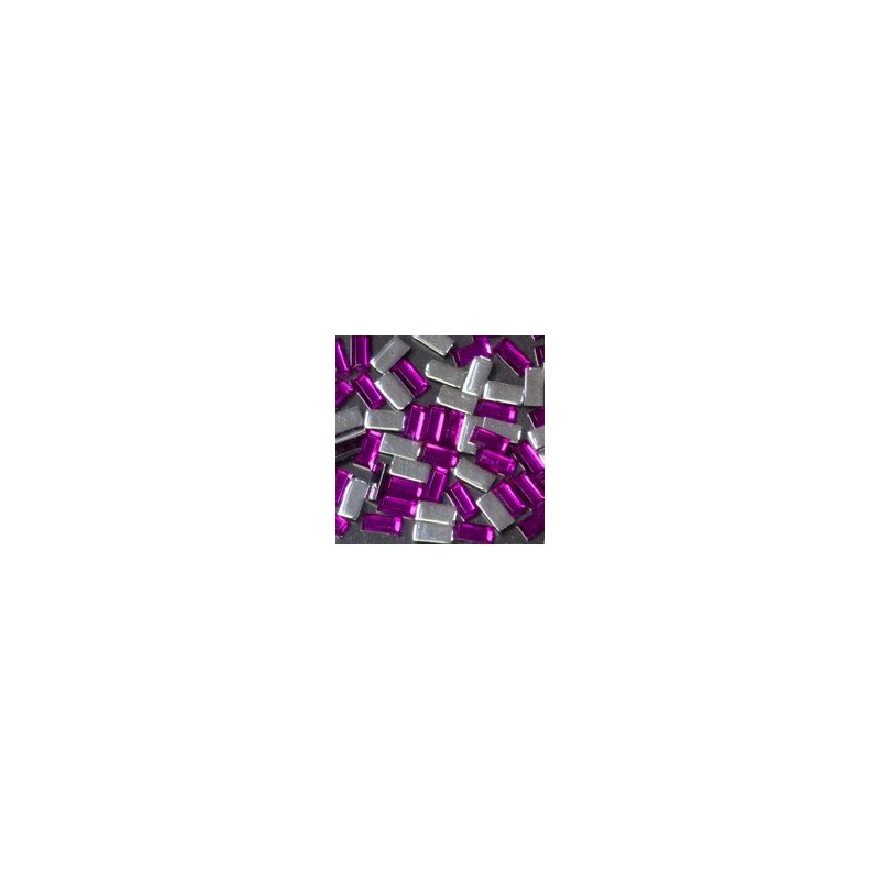 117786 - Rectangle Fuchsia 100 pcs
