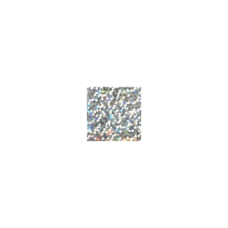 118228 - Transfer Foil Hologram Silver Confetti 1.5m