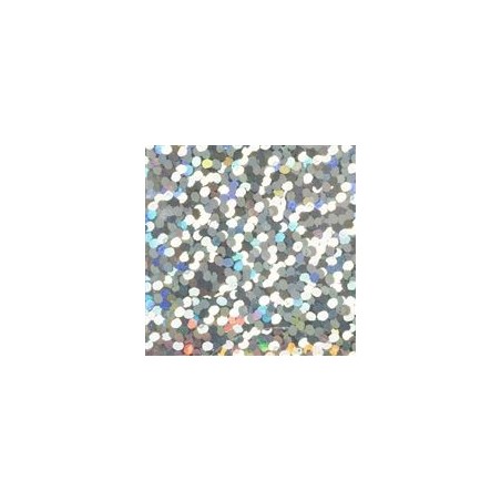 118228 - Transfer Foil Hologram Silver Confetti 1.5m