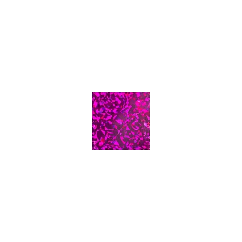 118230 - Transfer Foil Hologram Fuchsia Crunch 1.5m