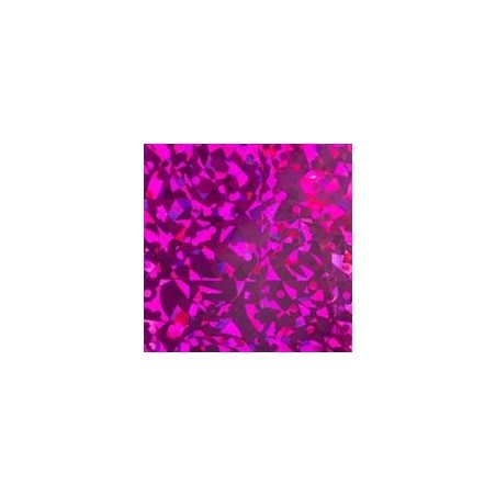 118230 - Transfer Foil Hologram Fuchsia Crunch 1.5m