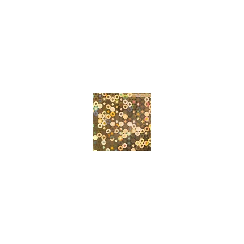 118231 - Transfer Foil Hologram Gold Circle 1.5m
