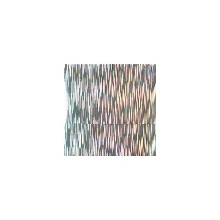 118232 - Transfer Foil Hologram Silver Stripes 1.5m