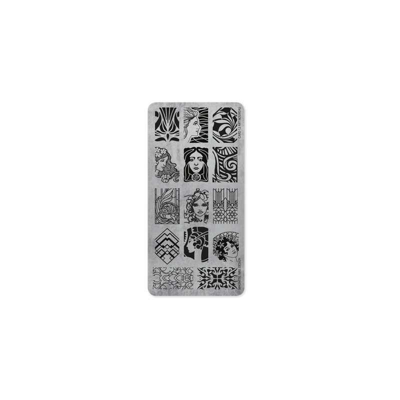 118615 - Stamping Plate 12 Nouveau 118615 - Stamping Plate 12 Nouveau