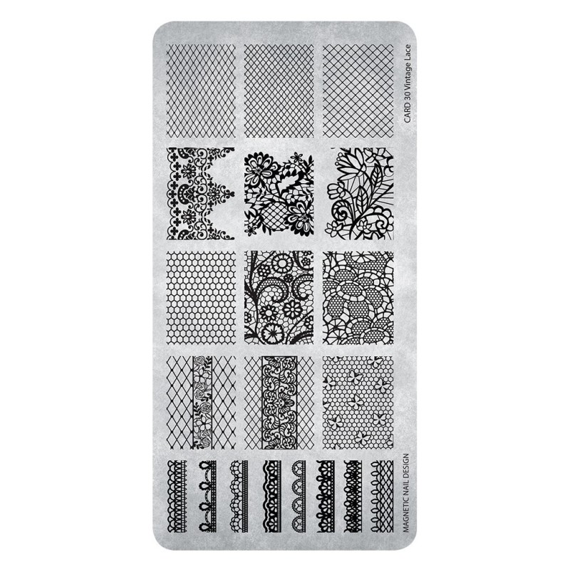 118633 - Stamping Plate nr 30 Vintage Lace