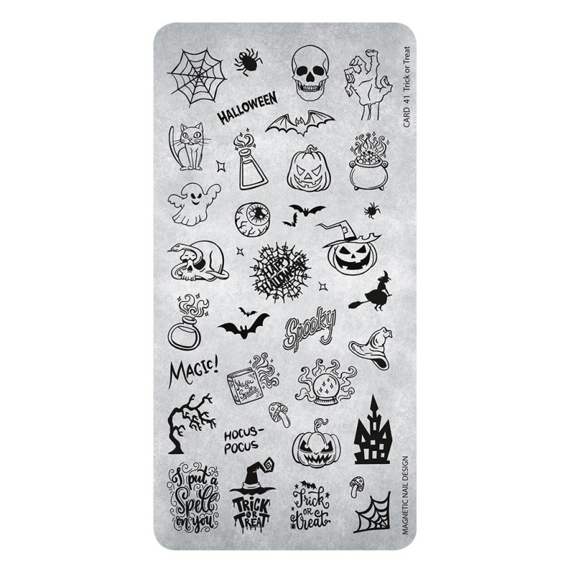 118644 - Stamping Plate 41 Trick or treat 118644 - Stamping Plate 41 Trick or treat