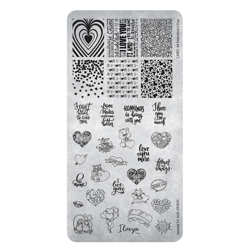 118647 Stamping plate Valentine's Day 44