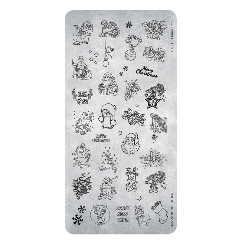 118654 Stamping Plate Xmas Time 51 118654 Stamping Plate Xmas Time 51