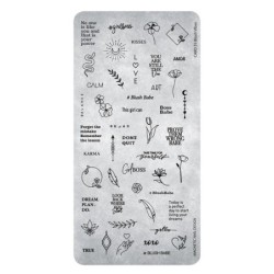 118658 - Stamping plate Blush Vibes 55