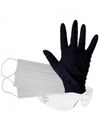 Handschoenen en mondmaskers